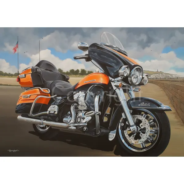 Harley Davidson FLHTK Ultra Limited  Extra Large Metal Wall Art
