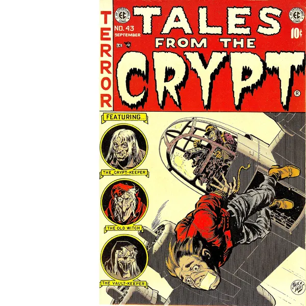 Tales Of The Crypt  1940’s/50’s  Horror Cover Metal Wall Art-45