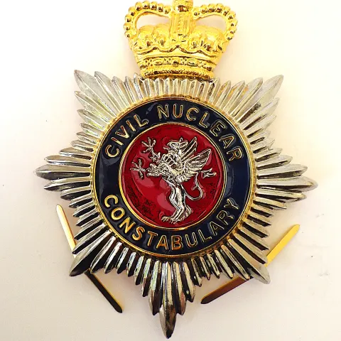 A Rare Metal "Civil Nuclear Constabulary" Badge