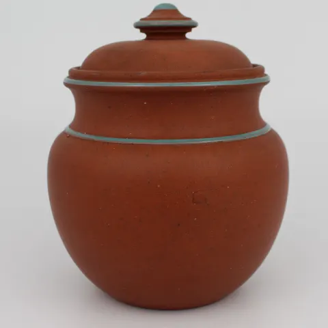 Lidded Terracotta Jar