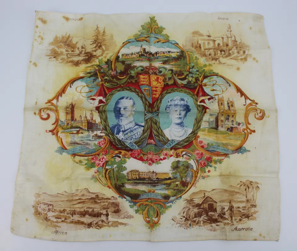 1935 King George V Silver Jubilee Handkerchief