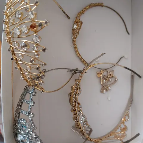 Selection of tiaras for repairs