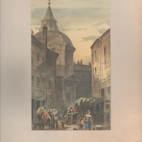 Warwick Lane Newgate Street Antique 1888 Views of London