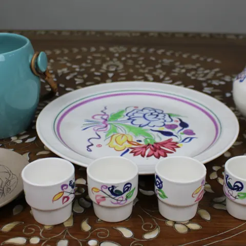 Collection of 9 Pieces of Poole Pottery