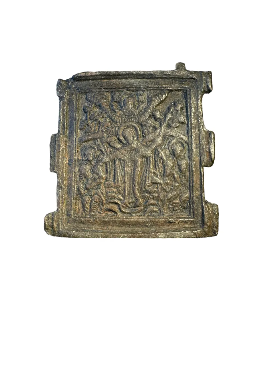 Antiquities: 17th-18th Century Bronze Orthdox Reliquary £5 UK Post £15 International