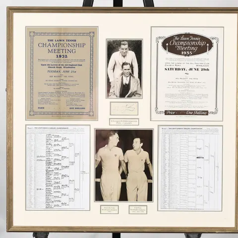 Rare Original Wimbledon Signatures