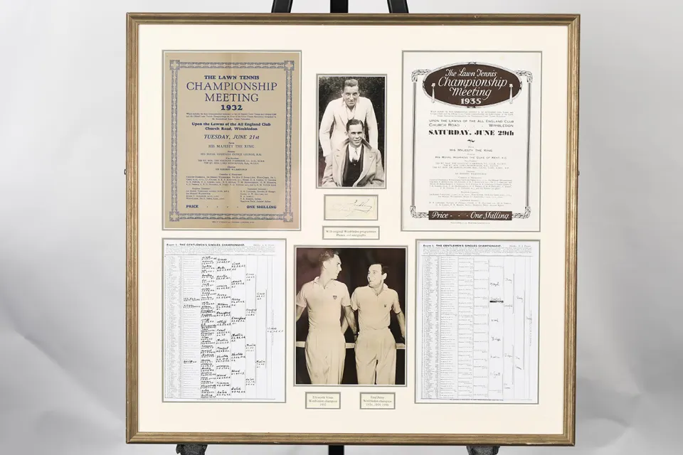 Rare Original Wimbledon Signatures