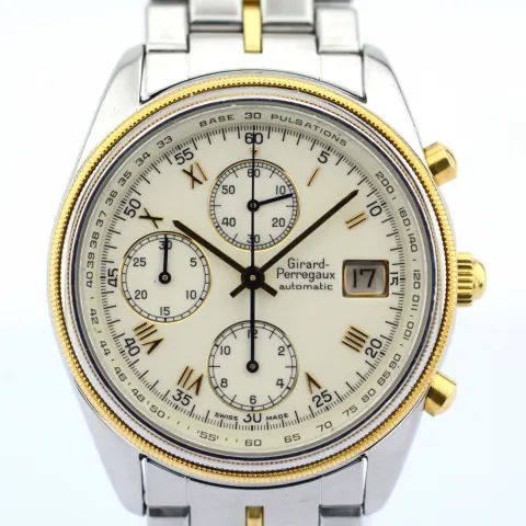 Girard-Perregaux/GP 4900 Chronograph Automatic 4910 - Gentlemen's Gold/Steel Wristwatch