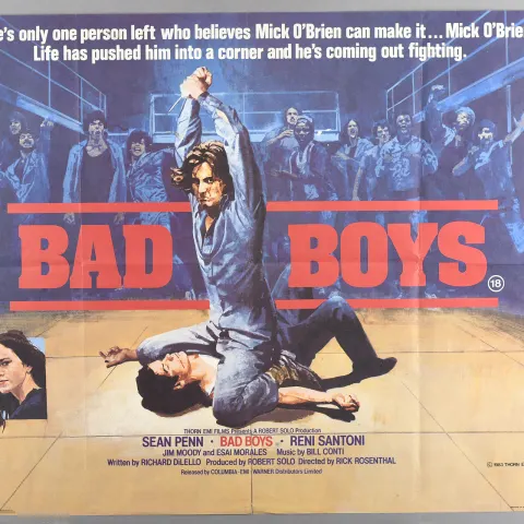 Original "Bad Boys" Cinema Poster