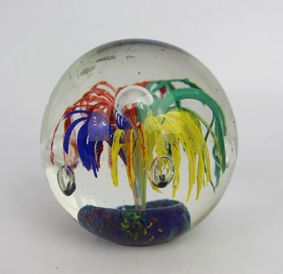 Vintage Glass Paperweight
