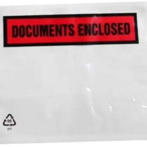 A4 Printed Doc Encl Wallets Boxed 500 (Approx 318mm x 235mm) RRP £45.86 L15c