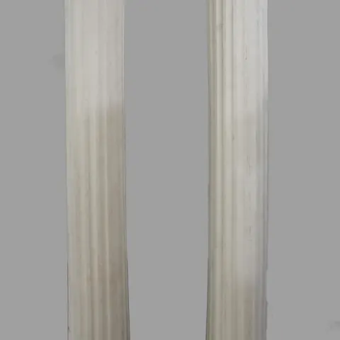 Pair of Painted Fibreglass Columns
