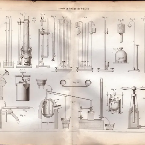 Experimental Physics Optics Meteorology Instruments Etc Antique Diagram-41.