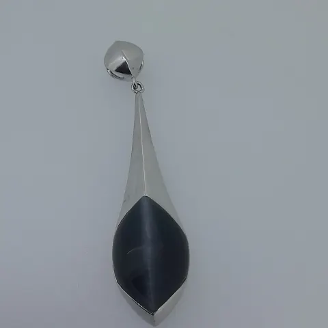 Silver 925 pedant set with cats eye stone