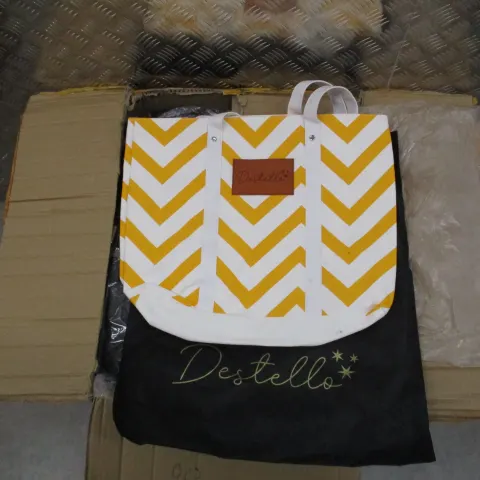 60 new yellow & white bags