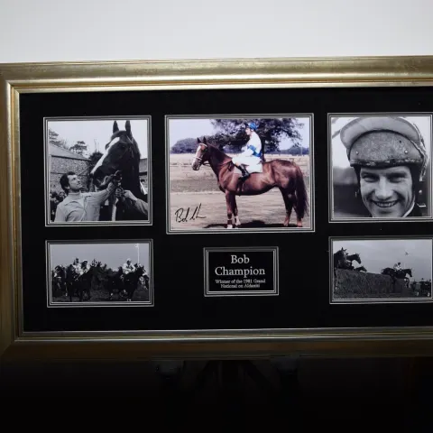 BOB CHAMPION original signature presentation.