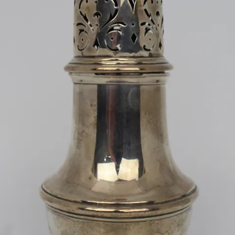Solid Silver Sugar Dredger London 1927