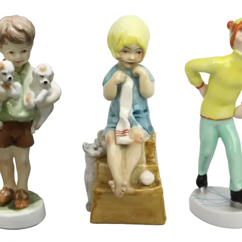 Collection of 3 Royal Worcester Figurines