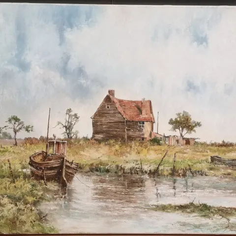 Jeffrey Original Oil On Canvas