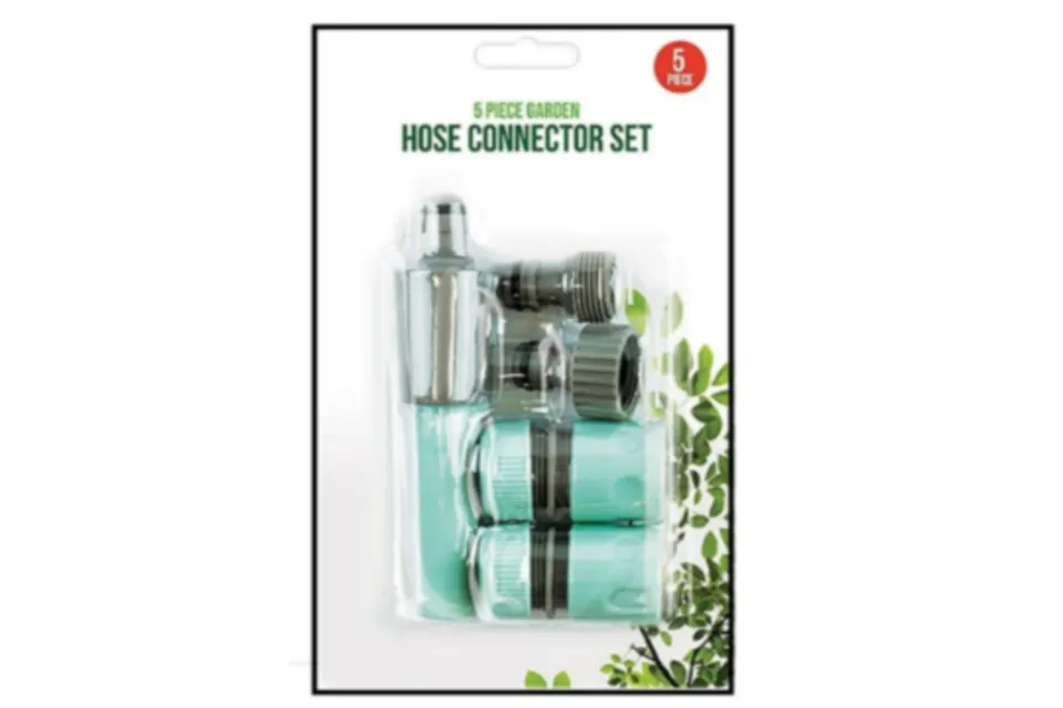 Garden 5 Piece Hose Connector Fitting Set RRP £8.99