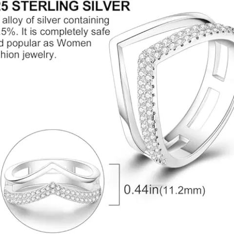 10 x S925 Silver Rings For Women L10b