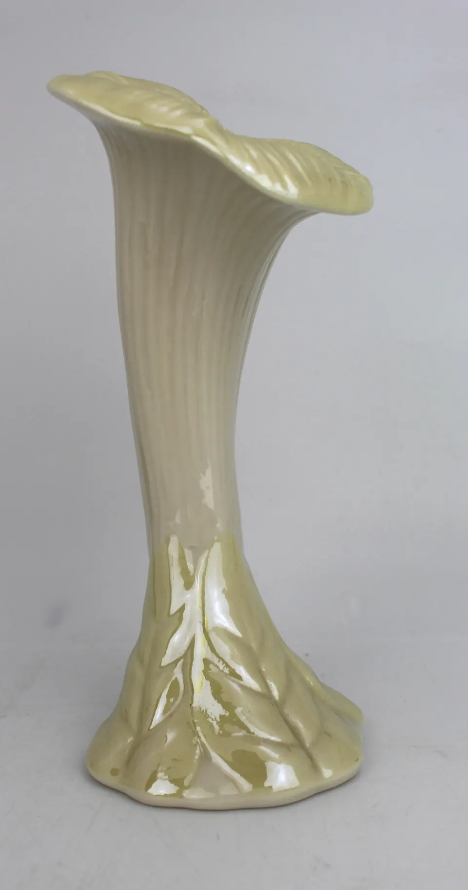Irish Belleek Lustre Sunflower Vase c.1970