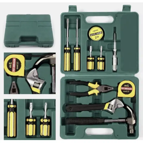 10-Piece Household Tool Kit – Home DIY Tool Set With Storage Case
