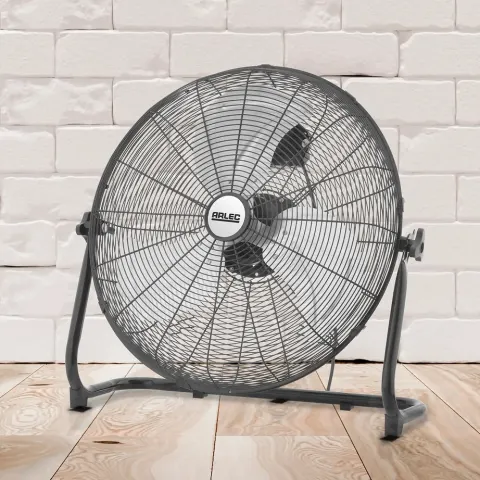 (119/Mez/1B) Lot RRP £120. 2x Arlec 20 Inch Industrial High Velocity Floor Fan Black, 3 Speed Setti