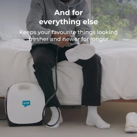w'air Portable Fabric Care Washing Machine for Clothes, Footwear & Upholstery.