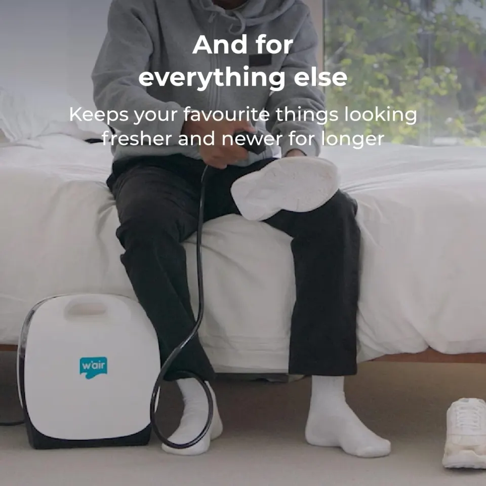 w'air Portable Fabric Care Washing Machine for Clothes, Footwear & Upholstery.