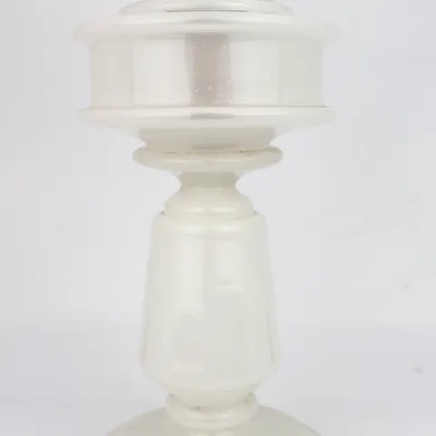 Victorian Opaline Glass Oil Lamp