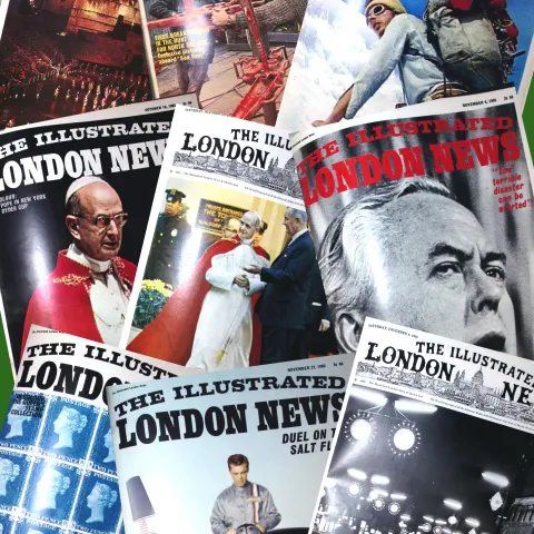 Illustrated London News Removeable Issues 1965 Sept-Dec Official Folder.