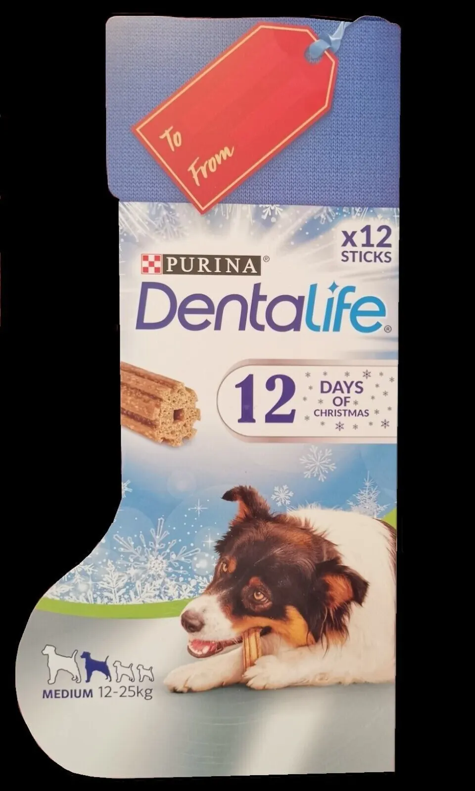 7 x Purina Dentalife Dog Stocking 12 Days Of Christmas Treats Sticks