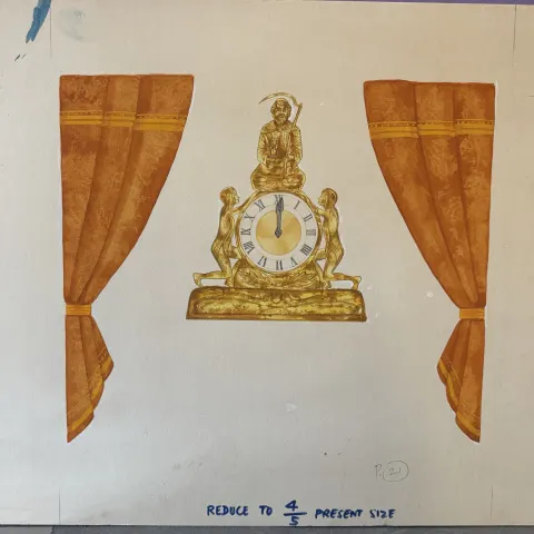Original Artwork For Cinderella Book 1970's Andrew Skilleter Free Post In UK