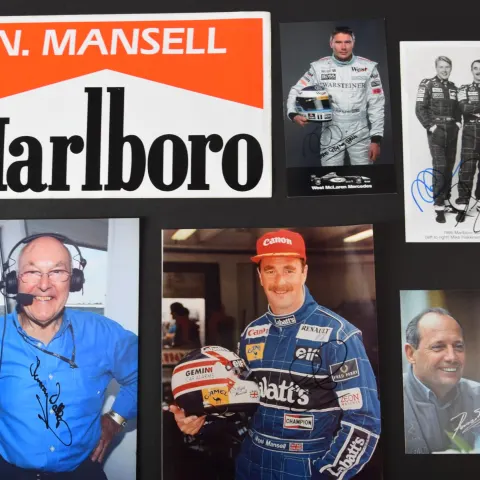 Formula 1 original signatures