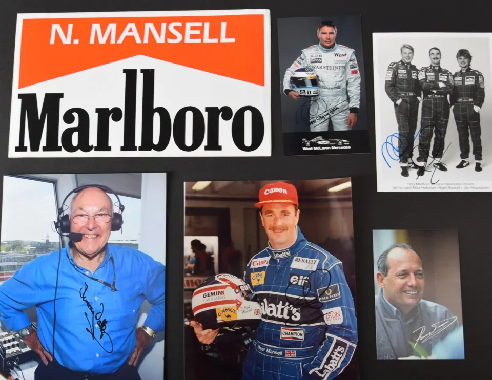 Formula 1 original signatures