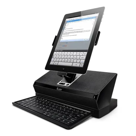 iLuv Black WorkStation Mobile Computing Station L19a