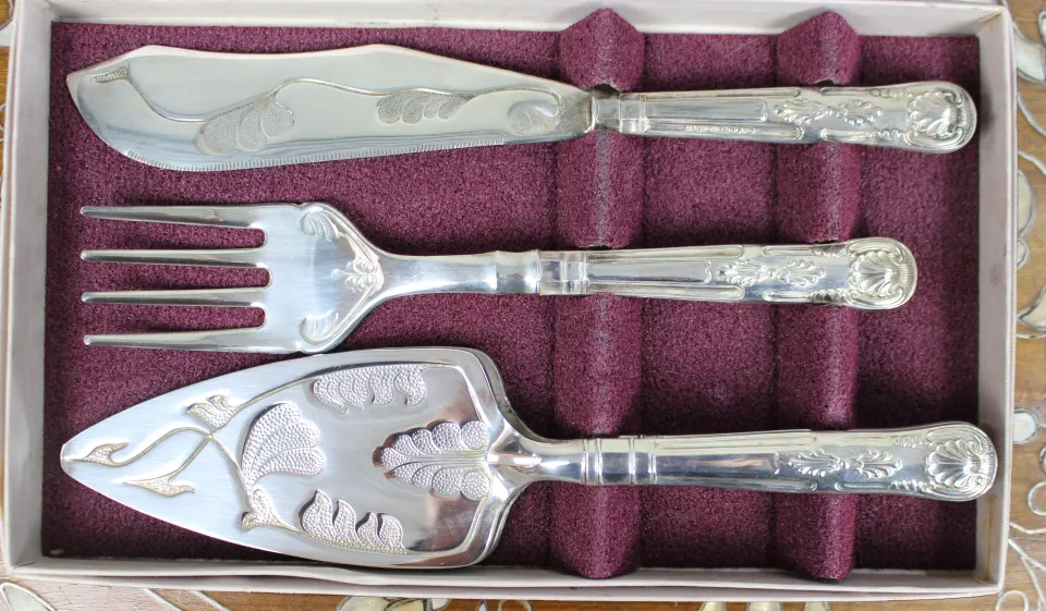 Silver-Plated Serving Set by H. Samuel