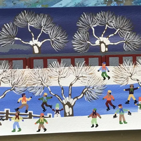 Skating On The River