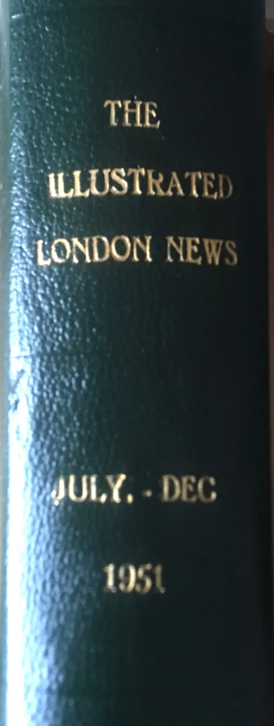 Illustrated London News Bound Edition 1951 July-Dec.