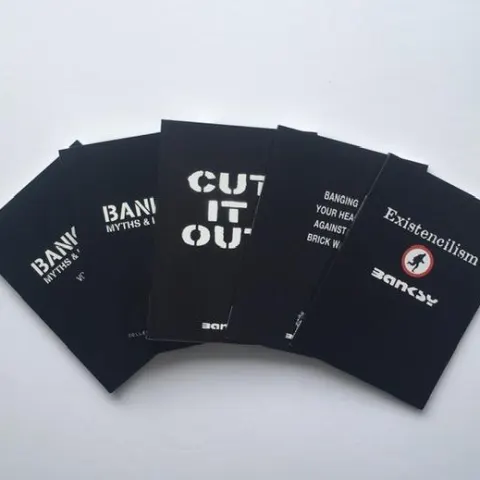 Banksy (b.1974-) 3 Self Published Books 1st Edition 2001- 04 & Banksy Myths & Legends Pt1 & Pt 2