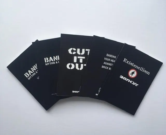 BANKSY (b.1974-) 3 Self Published Books 1st Edition 2001- 04 & Banksy Myths & Legends Pt1 & Pt 2