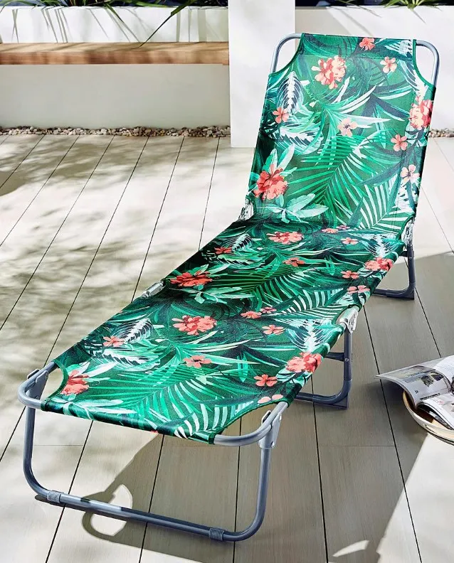 (152/MR1G) Lot RRP £147. 3x Laguna Sun Loungers RRP £49 Each. (2x Striped, 1x Boxed. 1x Palm)
