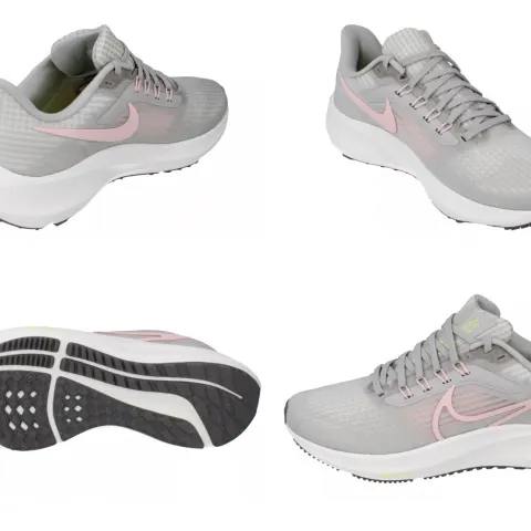 Nike Women's Air Zoom Pegasus 39 Trainers DH4072-003 – Light Iron Ore/White – UK 4.5