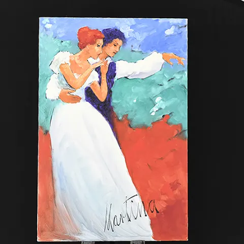 Original Oil On Canvas By Martina "The Dance"