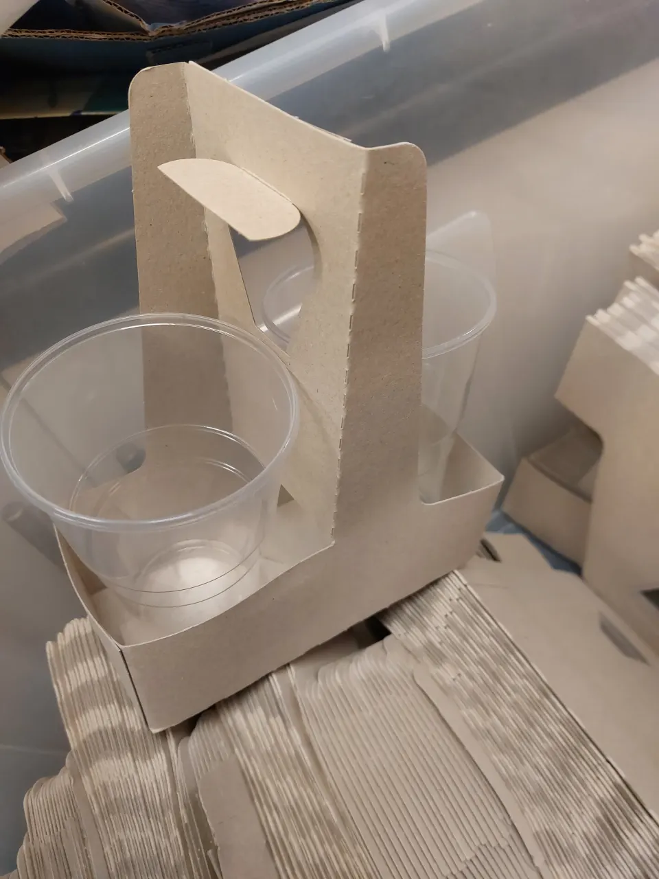Cardboard Food or Drink Carriers