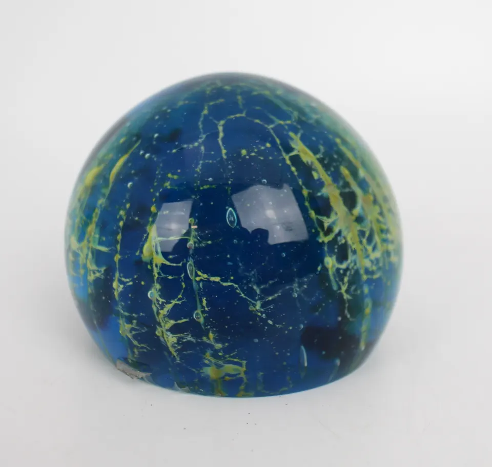 Vintage Maltese Mdina Glass  Paperweight