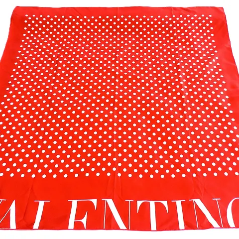 Valentino Silk Scarf Made In Italy New With Tag