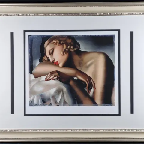 Tamara De Lempicka Limited Edition With Signed Estate (New York) Authentication Certificate
