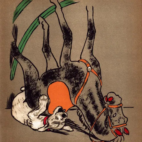 Cecil Aldin 1909 Rough Haired Terrier “Pickles” Dog Illustration-8.